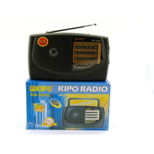 Потужний цифровий портативний FM радіоприймач Kipo всехвильове переносне портативне радіо фото