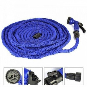 Шланг садовий поливальний саморозтягуючий Magic Hose 30 м стрейч м'який для поливу фото