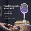 Електрична ручна акумуляторна мухобойка ракетка знищувач комах і комарів mosquito racket