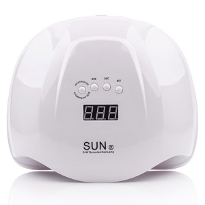 Настільна лампа для манікюру та педикюру SUN X 54W WHITE LED/UV лампа для сушіння гель лаку нігтів фото