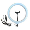Кільцева LED лампа для студійного освітлення Ring RGB MJ36 36см з пультом