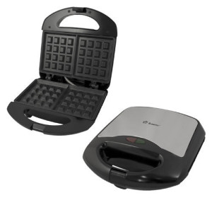 Вафельниця електрична Domotec MS-7705 для бельгійських вафель з антипригарним покриттям 1000Вт фото