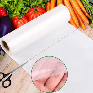 Пакети для вакууматора рифлені в рулоні 25x500 см гофровані для вакуумного пакувальника фото