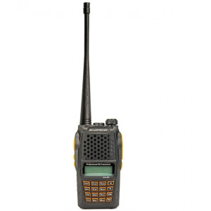 Рація професійна дводіапазонна Baofeng UV-6R портативна з вбудованим FM радіоприймачем чорна фото