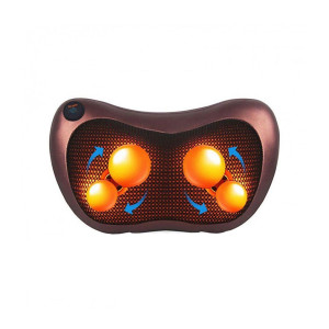 Масажер подушка з вібрацією для дому та машини Massage Pillow UKC QY-8028 з підігрівом для спини фото