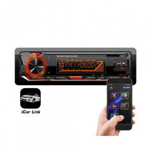 Автомобільна Bluetooth магнітола CYCLONE MP-1063 мультимедійний центр універсальний фото