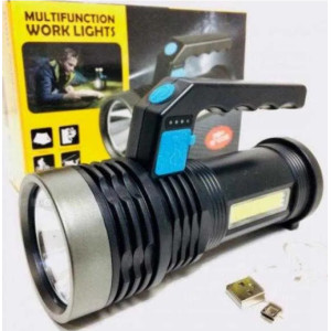 Портативний ручний світлодіодний ліхтар на акумуляторі Multifuncion work lights 3W фото