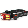 Налобний LED ліхтар Headlight HX-209 XPE+COB акумуляторний універсальний ліхтарик