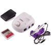 Фрезер для манікюру Nail Drill Pro ZS-603 65 Вт 45000 оборотів з педаллю та насадками Білий