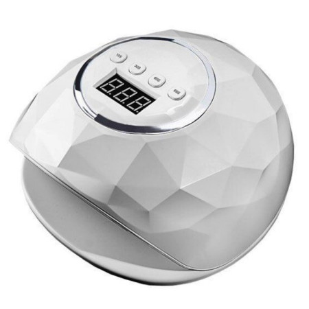 Лампа для манікюру та педикюру UVLED SUN F6 86 Вт для сушіння гель лаку Біла