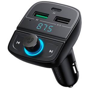 Автомобільний FM трансмітер модулятор Ugreen CD229 зарядний пристрій для телефону фото