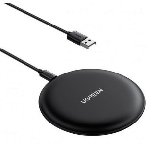 Зарядний пристрій Ugreen CD186 Wireless Charging Pad 15 W Чорний фото