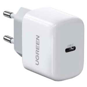 Зарядний пристрій UGREEN CD241 USB Type-C 20W Mini PD PD3.0 Fast Charger 3A Білий фото