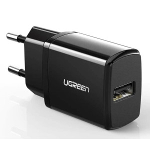 Зарядний пристрій Ugreen ED011 USB Wall Charger 2.1A Чорний фото