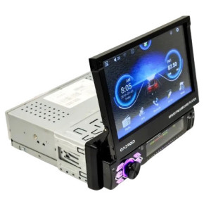 Автомагнітола Car Audio ANDROID 7188A 1DIN з висувним сенсорним екраном фото