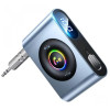 Автомобільний ФМ-блютуз-модулятор Baseus WXQE-01 Bluetooth ресивер-приймач аудіоадаптер Чорний