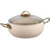 Каструля O.M.S. Collection 3141 з гранітним покриттям з кришкою 22 см 3 л Слонова кістка (Туреччина)