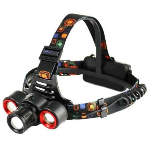 Налобный LED фонарь RB-108 универсальный мощный яркий на голову аккумуляторный для рыбалки Zoom фото