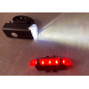 Вело фара передня та задня Bike Light 025 велосипедний акумуляторний ліхтар на велосипед з кріпленням