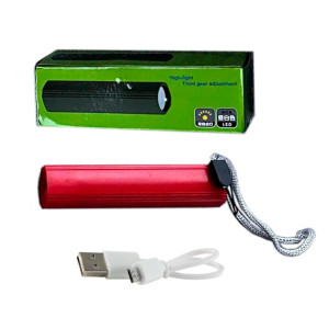 Кишеньковий ручний акумуляторний ліхтар BL-148 міні ліхтарик 1LED USB фото