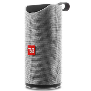 Портативна Bluetooth колонка TG-113 бездротова переносна колонка з вологозахистом бумбокс Сіра фото