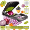 Ручний мультислайсер 14в1 Kitchen Ideas Veggie Slicer HA-347 багатофункціональна овочерізка з контейнером