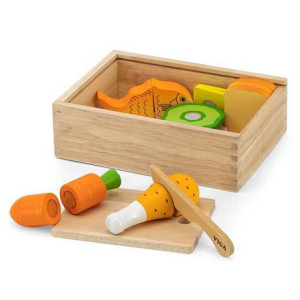 Іграшкові продукти Viga Toys Обід 44542 набір дерев'яних продуктів іграшок фото