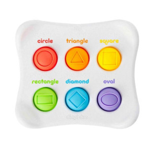 Сенсорна розвиваюча іграшка Fat Brain Toys Dimpl Duo F208EN Колір Форма Брайль фото