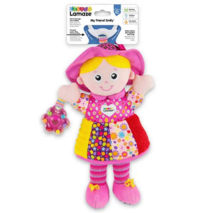 М'яка іграшка підвіска Лялька Емілі з брязкальцем Lamaze L27026 фото