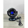 Портативний настільний міні вентилятор Portable Fan F30A автомобільний USB Чорний
