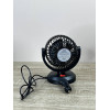 Портативний настільний міні вентилятор Portable Fan F30A автомобільний USB Чорний