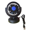 Портативний настільний міні вентилятор Portable Fan F30A автомобільний USB Чорний