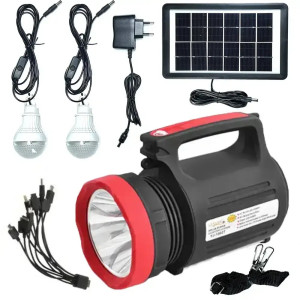 Ліхтар-станція Luxury YJ-1902T 22SMD 2 лампи Powerbank solar ЗУ220В 3 режими 5W фото