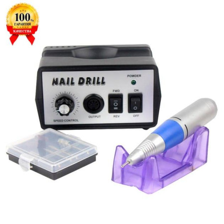 Фрезер для манікюру Nail Salon SP-2517 Сірий 30000 обертів/хв 35 Вт