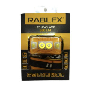 Ліхтар акумуляторний налобний Rablex RB 961 LED ліхтарик 11 режимів роботи сенсорний фото