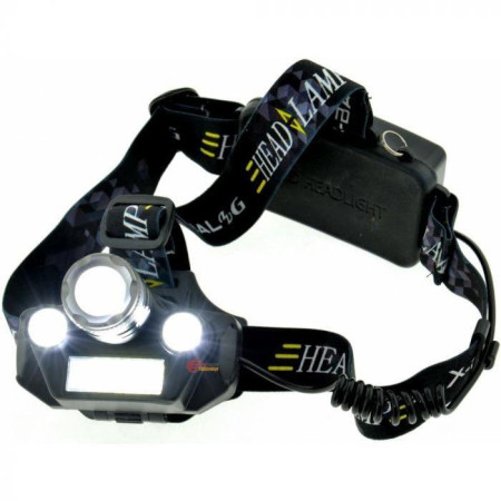 Ліхтар акумуляторний налобний X-Balog BL-T45 LED акумуляторний ліхтарик зум 4 режими роботи