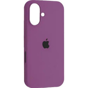 Силіконовий чохол iPhone 16 матове покриття накладний чохол мікрофібра Фіолетовий фото