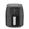 Аерофритниця безмасляна Sokany SK-8018 5л електричний аерогриль з сенсорним керуванням, таймер 1400Вт