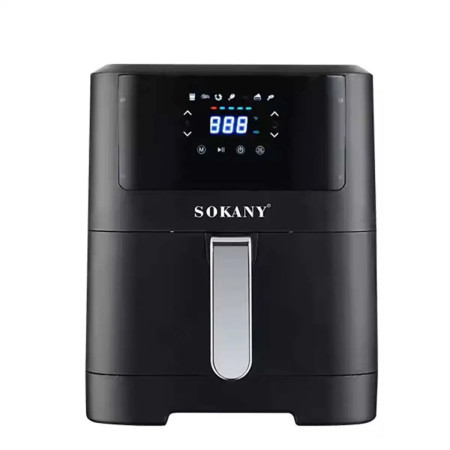 Аерофритниця безмасляна Sokany SK-8043 електричний аерогриль 8л з сенсорним керуванням 2000Вт