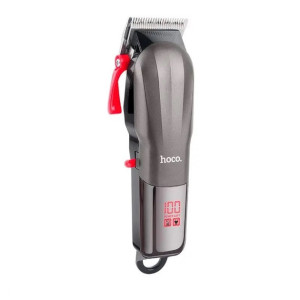 Акумуляторна машинка для стрижки HOCO Admire DAR09 Grey з дисплеєм 2600 мАh 10 Вт фото