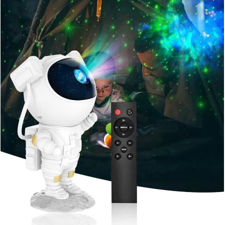 Ночник - проектор звездного неба Астронавт Astronaut Starry Sky Projector космонавт детский светильник