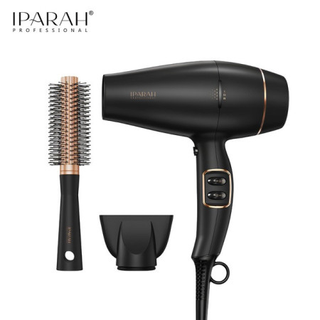 Фен стайлер IPARAH P-350 фен дифузор концентратор 3 швидкості 2 режими температури Чорний 2200 Вт