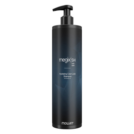 Шампунь зволожуючий для фарбованого волосся Hydrating Color Lock Megix Mowan, 1000 мл професійна косметика