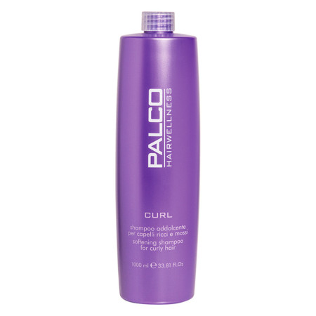 Професійний пом'якшувальний шампунь для кучерявого волосся Curl Softening Palco, з вітамінами А,В,РР 1000 мл