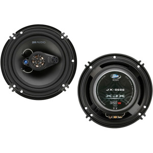 Автомобільна акустика Boschmann BM Audio JX-6688 автомобільні колонки 4х смугові 16см динаміки 350Вт Чорний фото