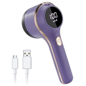 Акумуляторна машинка для стрижки видалення катишок UCC Hair ball trimmer BB-002 для одягу 5 Вт Фіолетовий фото