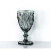 Набір келихів для вина Glassware 6шт Подарункові кольорові скляні фужери для коктейлів 300мл Сірий