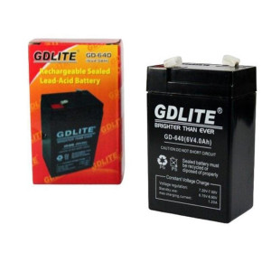Свинцево-кислотний акумулятор GDLITE GD-640 6V 4.0Ah (51890) акумуляторна батарея для резервного живлення фото