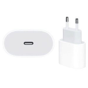 Адаптер живлення USB-C потужністю 20 Вт 3А OEM USB-C підтримка Smart Charge для заряду Iphone iPad Air Білий фото