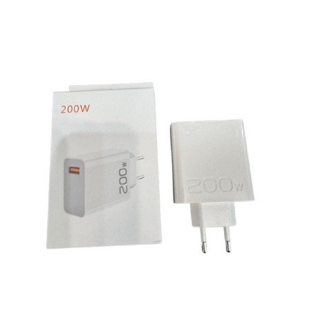 Мережевий зарядний пристрій 200W Xiaomi Швидка зарядка QC/PD для смартфонів та ноутбуків Блок живлення